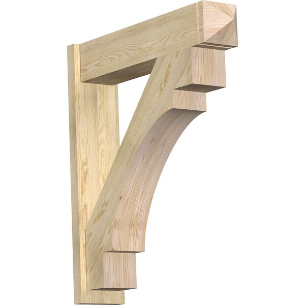 Ekena Millwork Merced Arts & Crafts Rough Sawn Outlooker, Douglas Fir, 8"W x 36"D x 40"H OUT08X36X40MRC03RDF - main